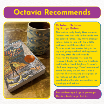 October 2023 – Introducing Octavia Recommends!